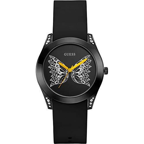 腕時計 ゲス GUESS W0023L10 GUESS Women's Analogue Quartz Watch with Silicone Strap W0023L10