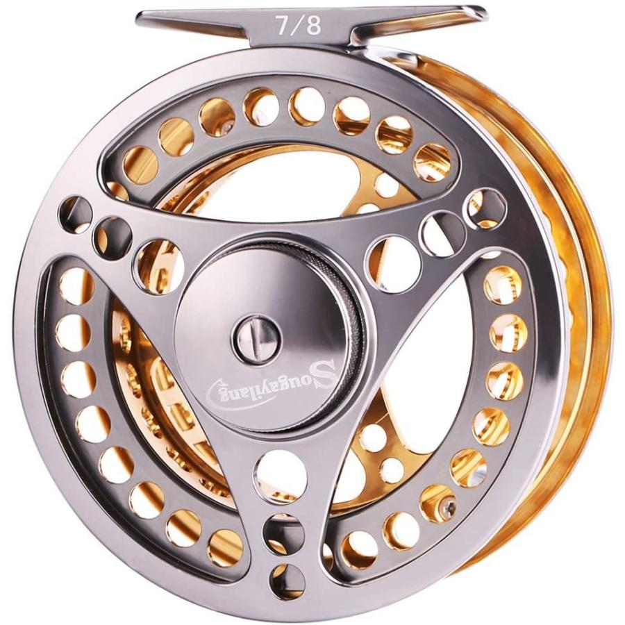リール 釣り道具 フィッシング JY-FYL 5/6 Sougayilang Fly Fishing Reel Large Arbor 2+1 BB with CNC-_1