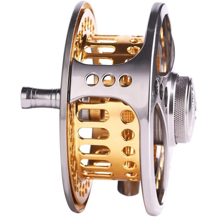 リール 釣り道具 フィッシング JY-FYL 5/6 Sougayilang Fly Fishing Reel Large Arbor 2+1 BB with CNC-_2