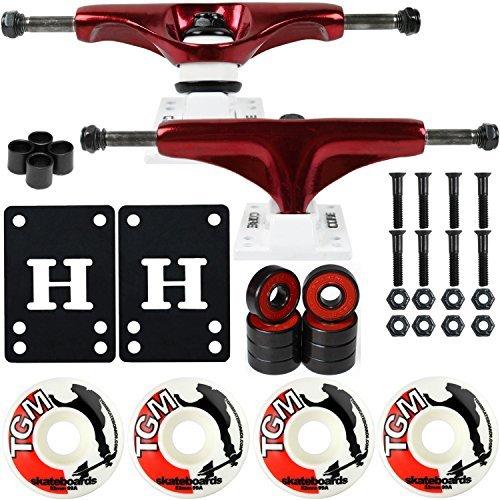 トラック スケボー スケートボード Core Skateboard Package 5.0\" Trucks 52mm with White Wheels + C"