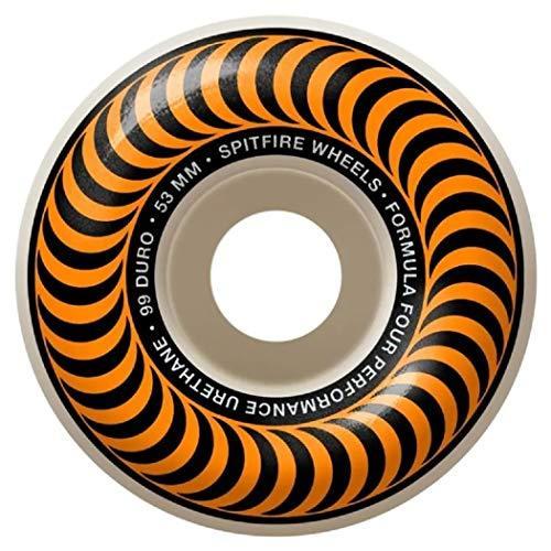 ウィール タイヤ スケボー SPI-SKW-9074 Spitfire | 53mm/99a Forumula Four - Classic Orange Classic Sh