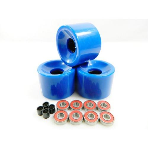 ベアリング スケボー 滑るゲーム盤 70粍 Longboard Skateboard Wheels + ABEC 7 Bearings Spacers ストリート系スポーツ-スポーツ