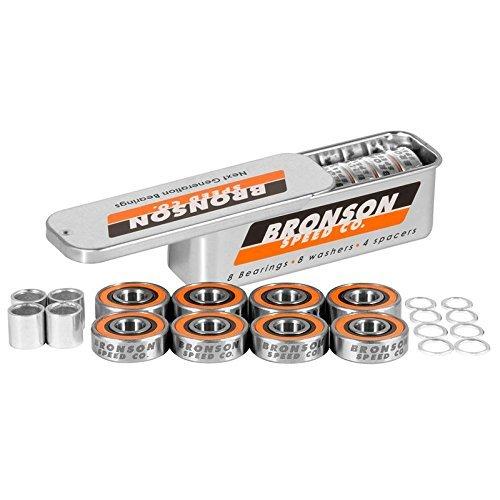 ベアリング スケボー 滑るゲーム盤 72390 BRONSON SPEED CO. G3 Skateboard Bearings - Set of 8 スポーツ-スケートボード