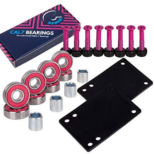 ベアリング スケボー スケートボード Cal 7 Skateboard Bundle - 1" Steel Hardware, 1/8" Riser Pad｜maniacs-shop