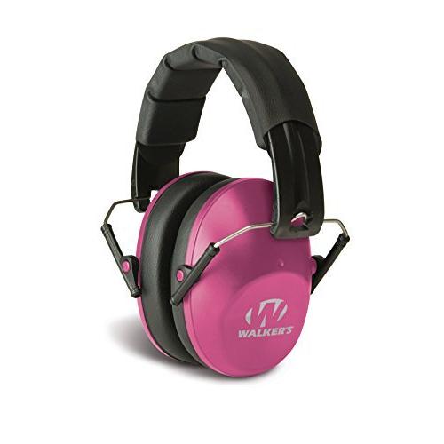 イヤーマフ シューティング ハンティング GWP-FPM1-PNK Walker's Low Profile Folding Muff (Pink)