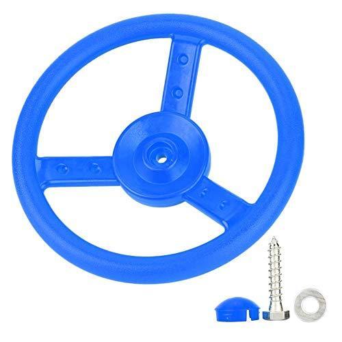 ジャングルジム ブランコ 屋内・屋外遊び Playground Steering Wheel for Kids， Blue Plastic Swin
