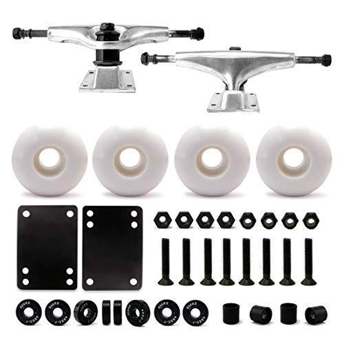 ウィール タイヤ スケボー 525SL-52WT VJ 5.25 139mm Skateboard Trucks (Silver), Skateboard Wheels 52m