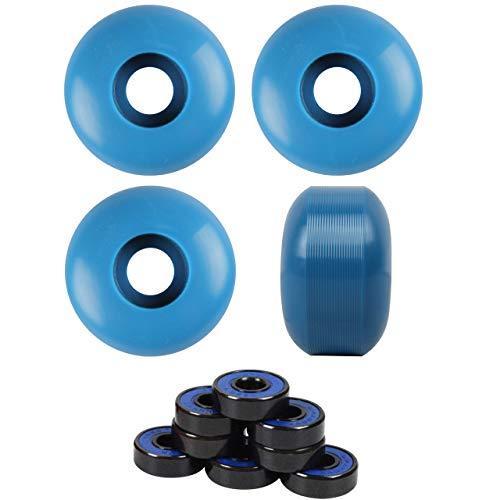 ウィール タイヤ スケボー TGM Skateboards 58mm Blank Skateboard Wheels + ABEC 7 Bearings Spacers (Li