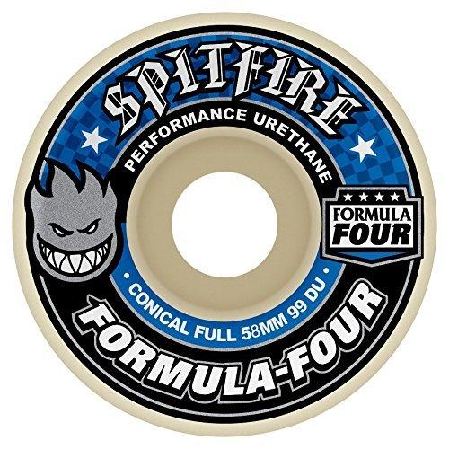 ウィール タイヤ スケボー SPI-SKW-6048 Formula Four Conical Full 99a Wheels