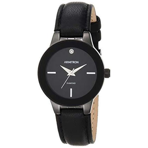 腕時計 アーミトロン レディース 75/5410BKTIBK Armitron Women's Japanese Quartz Dress Watch with L