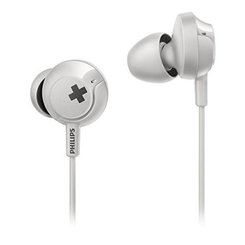 イヤホン 海外 輸入 SHE4305WT/27 Philips SHE4305WT BASS+ In Ear Wired Headphones with Mic - White