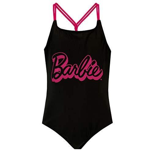 バービー バービー人形 Barbie Swimsuit for Girls I Girl Bathing Suit I Official Merchandise Black Siz