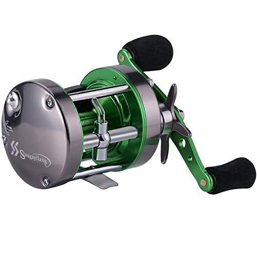 リール 釣り道具 フィッシング 10022 Sougayilang Conventional Reel, Round Baitcasting Fishing Reel