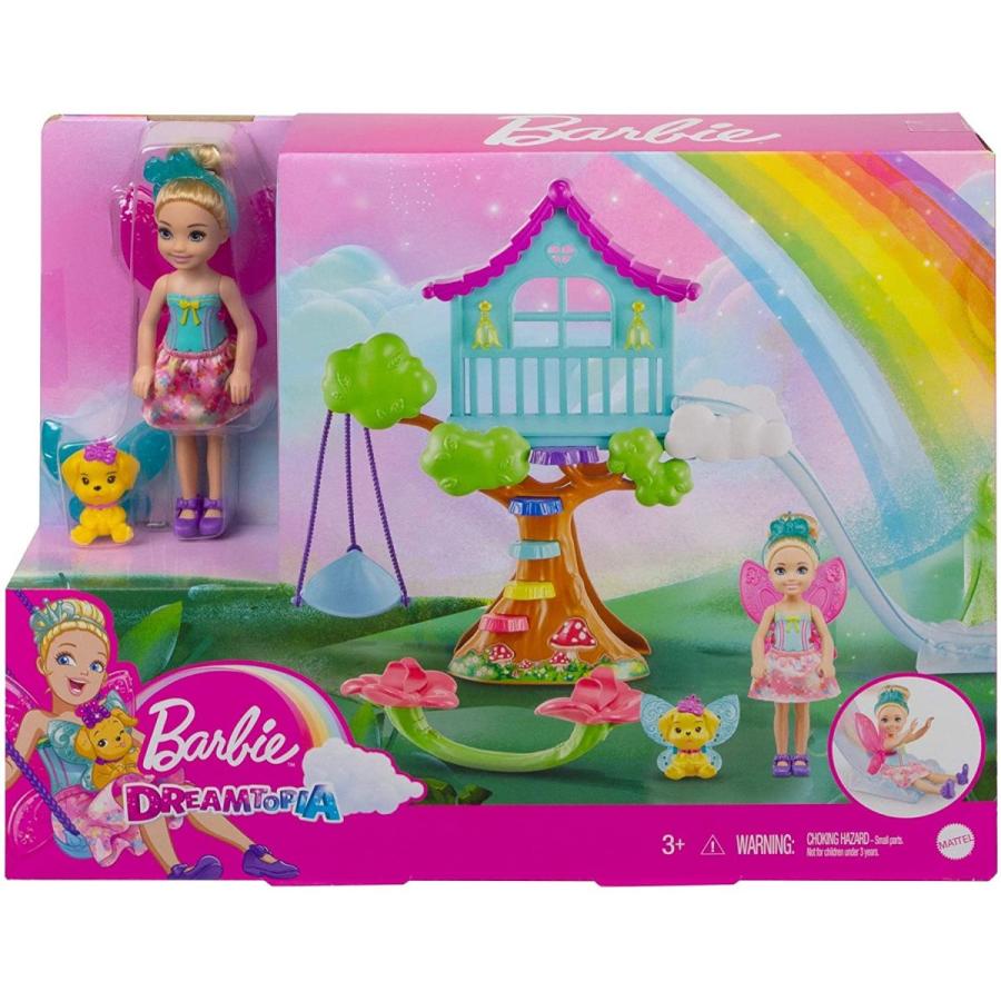 バービー バービー人形 GTF49 Barbie Dreamtopia Doll and Doll House, Chelsea Fairy Treehouse Playset w｜maniacs-shop｜06