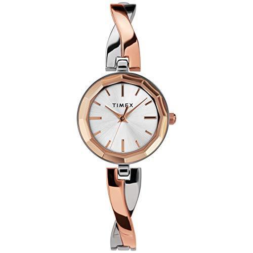 腕時計 タイメックス レディース TW2U69600 Timex Women's Dress 26mm Watch ? Two-Tone with Rose G｜maniacs-shop