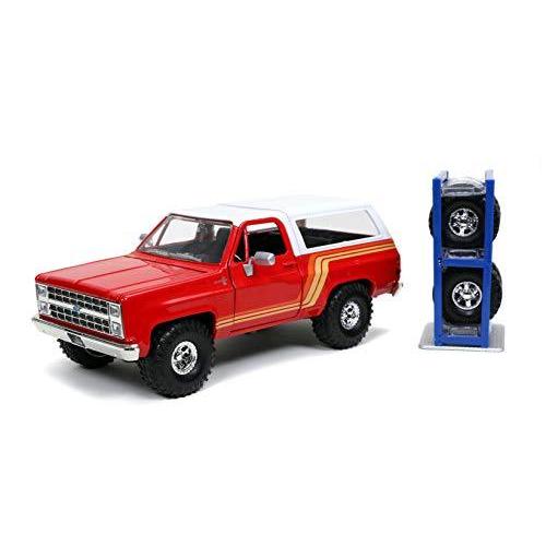 ジャダトイズ ミニカー ダイキャスト 32308 Jada Toys Just Trucks 1:24 1980 Chevy Blazer with Rac