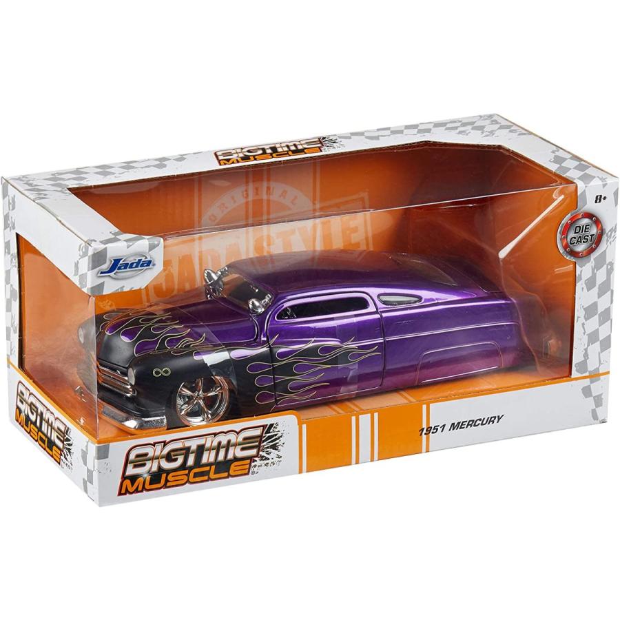 ジャダトイズ ミニカー ダイキャスト 26093 Jada Toys Bigtime Muscle 1:24 1951 Mercury Coupe Die-_2