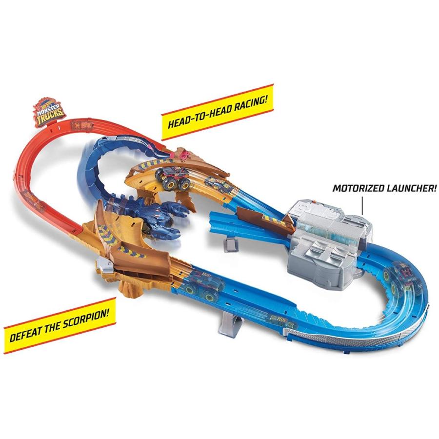 26【新品未使用】 ホットウィール Hot Wheels モンスタートラック スコーピオン・スティングレースウェイ モンスタ 【2643022934】(14375円)