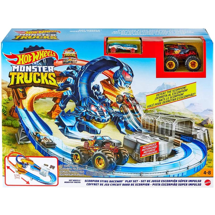 26【新品未使用】 ホットウィール Hot Wheels モンスタートラック スコーピオン・スティングレースウェイ モンスタ 【2643022934】(14375円)