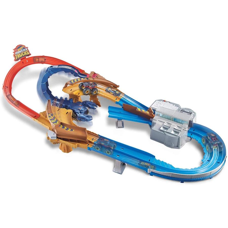 【極美品】 ホットウィール Hot Wheels モンスタートラック スコーピオン・スティングレースウェイ モンスタ 【2702041027】(14696円)