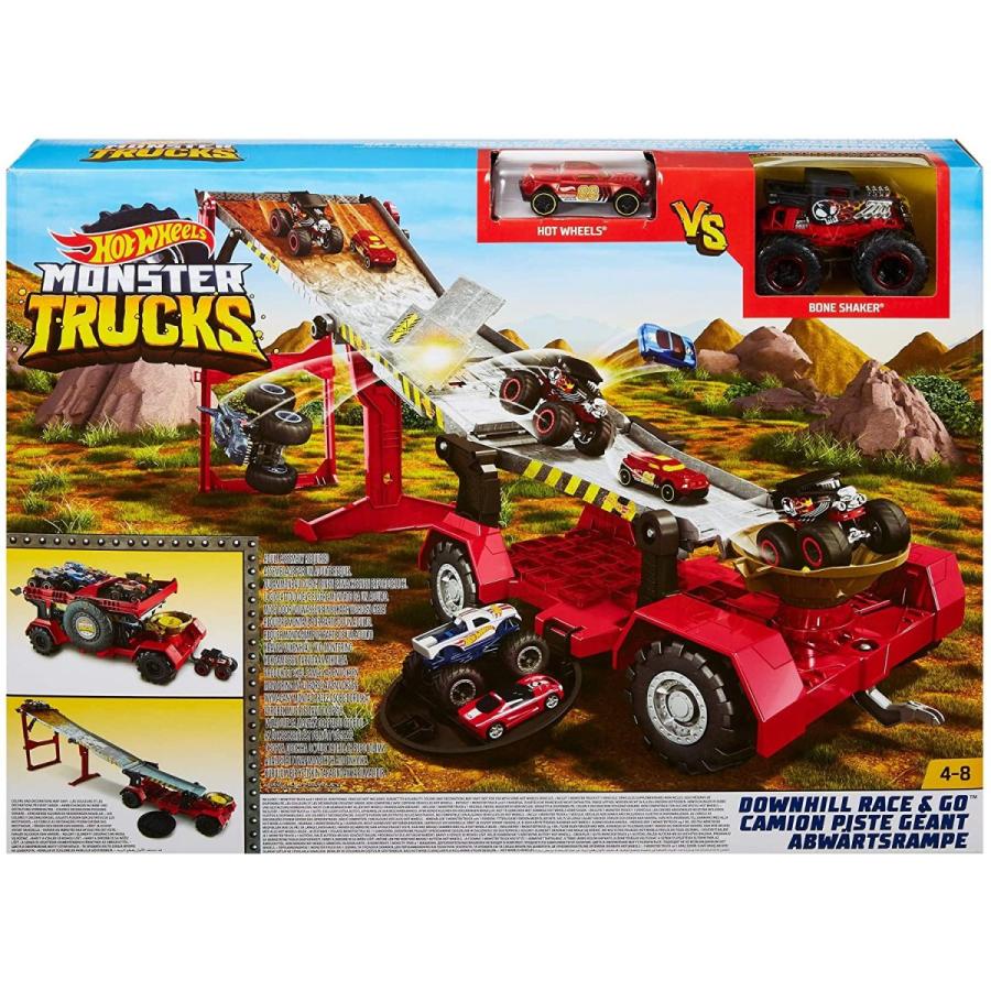 ホットウィール Hot Wheels モンスタートラック ダウンヒルレース&ゴー