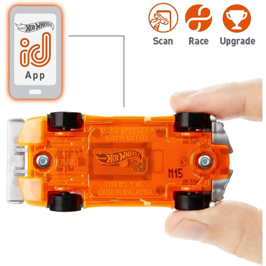 ホットウィール　マテル　129 ホットウィール Hot Wheels id マッハスピーダー ZAMAC ミニカー