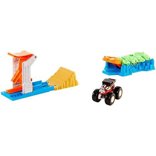 ホットウィール Hot Wheels モンスタートラック Launch Bashプレイセット 1台のモンスタートラックと Pd マニアックス Yahoo 店 通販 Yahoo ショッピング