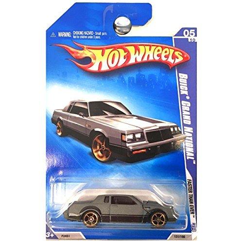 ホットウィール マテル ミニカー Hot Wheels 2009 05 of 10 gray BUICK GRAND NATIONAL faster then ev