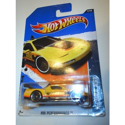 ホットウィール Hot Wheels アキュラ NSX HWパフォーマンス 1/10 131/244 イエロー ビークル ミニカー