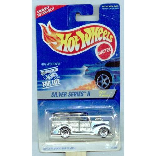 ホットウィール マテル ミニカー 15269 Hot Wheels 1996-421 '40s Woodie 2 Of 4 Silver Series II 1:6