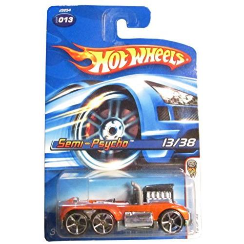 ホットウィール マテル ミニカー Hot Wheels Mattel 2006 First Editions 1:64 Scale Red Semi-Psycho