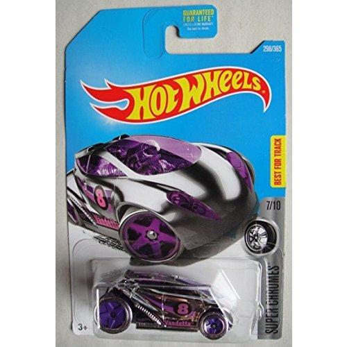 ホットウィール マテル ミニカー Hot Wheels SUPER CHROMES 7/10, Silver/PURPLE VANDETTA 298/365