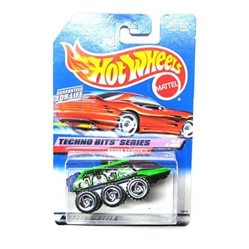 ホットウィール マテル ミニカー Hot Wheels Mattel 1998 1:64 Scale Techno Bits Series Green \u0026 Purp
