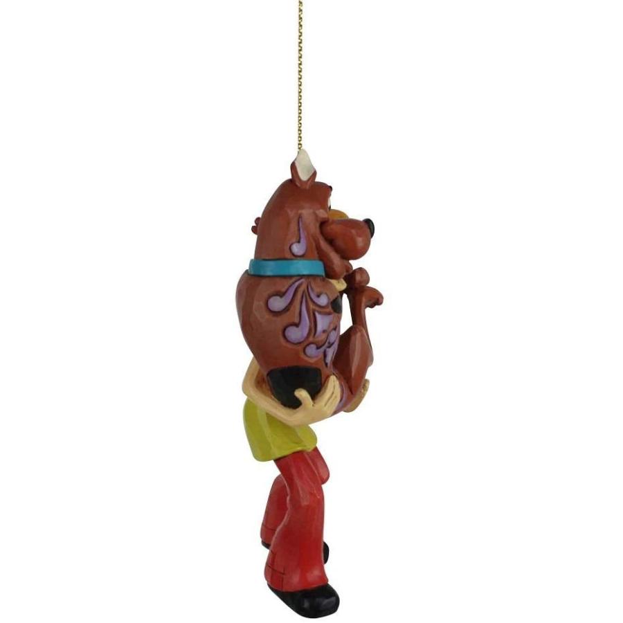 エネスコ Enesco 置物 インテリア 6007255 Jim Shore Scooby Doo Shaggy Holding Scooby Hanging Ornament_3