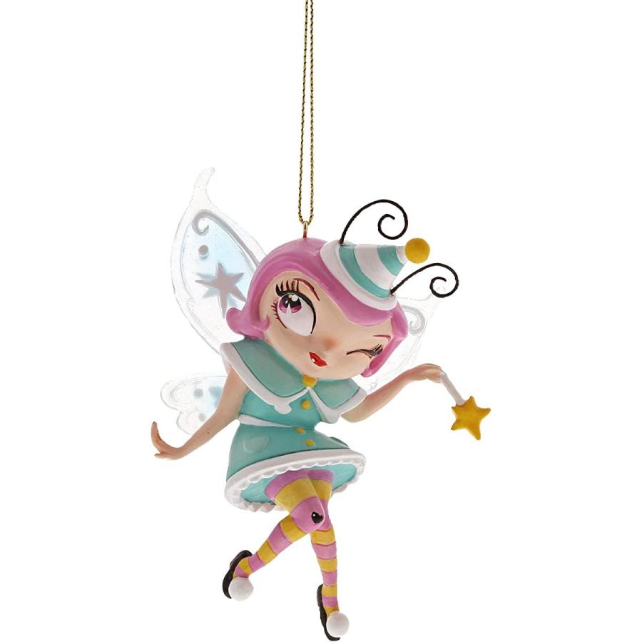 エネスコ Enesco 置物 インテリア 4059022 Enesco The World of Miss Mindy Party Fairy Stone Resin Hang