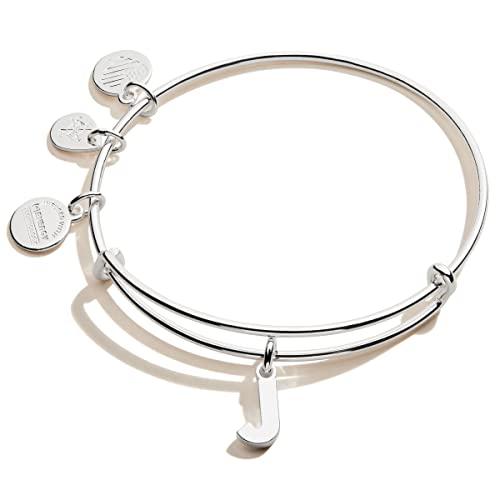 アレックスアンドアニ アメリカ アクセサリー A20EBINT10SS Alex and Ani Initial J Charm Bangl