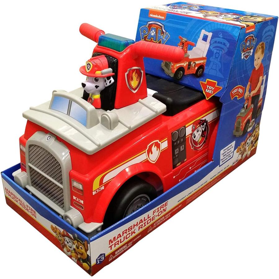 パうパトロール 消防車の乗り物 マーシャル 音が鳴る Paw Patrol 座席の下は収納スペース Paw Patrol パうパトロール 消防車の乗り物 マーシャル 音が鳴る Ride On