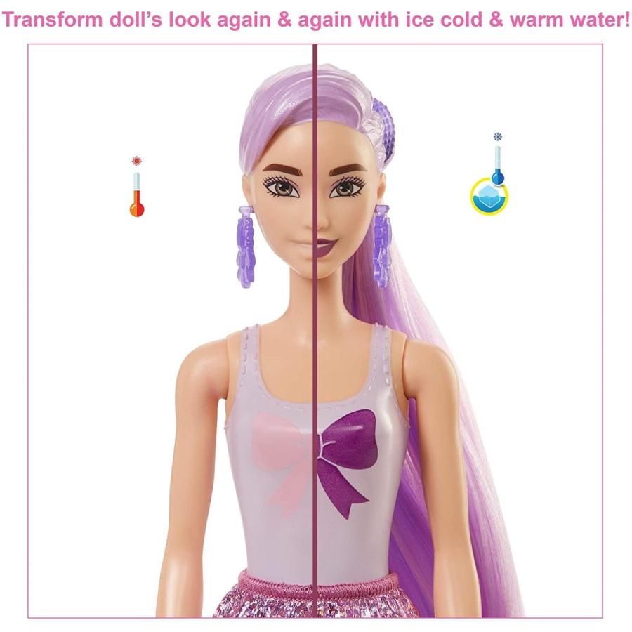 バービー バービー人形 GTR93 Barbie Color Reveal Doll & Accessories， Shimmer Series， 7 Surprises， 1 D_1