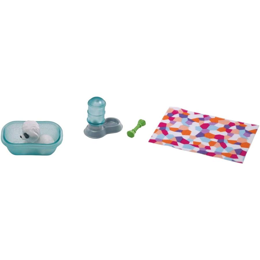 バービー バービー人形 GRG78 Barbie Mini Playset with 2 Pet Puppies， Doghouse and Pet Accessories， Gi_1