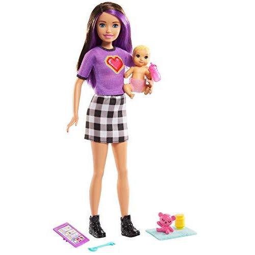 バービー バービー人形 Grp11 Barbie Skipper Babysitters Inc Doll Accessories Set With 9 In Brunett Izgvycejqo ゲーム おもちゃ Tecnonautasbolivia Com