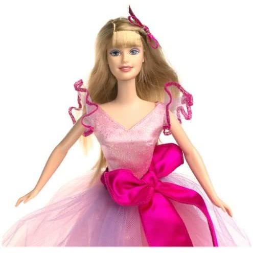 バービー バービー人形 日本未発売 54219 Barbie 54219 2001 Happy Birthday Pretty Birthday Tiara fの画像