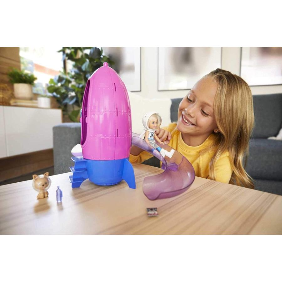 バービー バービー人形 GTW32 Barbie Space Discovery Chelsea Doll \u0026 Rocket Ship-Themed Playset with Puの画像
