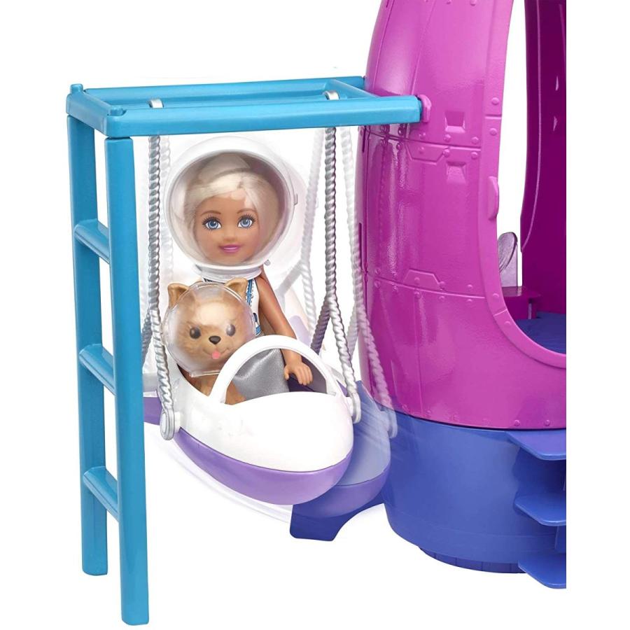 バービー バービー人形 GTW32 Barbie Space Discovery Chelsea Doll \u0026 Rocket Ship-Themed Playset with Puの画像