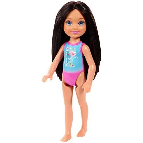 バービー バービー人形 GLN71 Barbie Club Chelsea Beach Doll, Dolphin Bathing Suit
