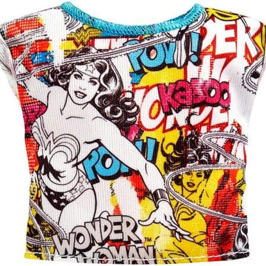 バービー バービー人形 着せ替え FXJ95 Barbie Clothes: Wonder Woman Character Top Dolls， Colorful