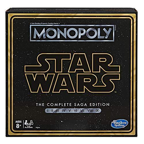 ボードゲーム 英語 アメリカ E8066 Monopoly: Star Wars Complete Saga Edition Board Game for Kids Age