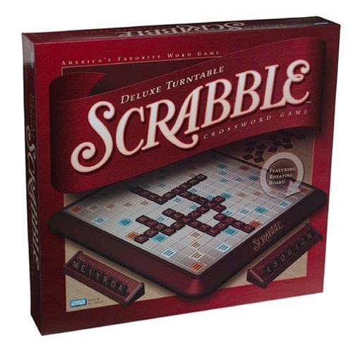 ボードゲーム 英語 アメリカ 032244040344 Hasbro Deluxe Turntable Scrabble