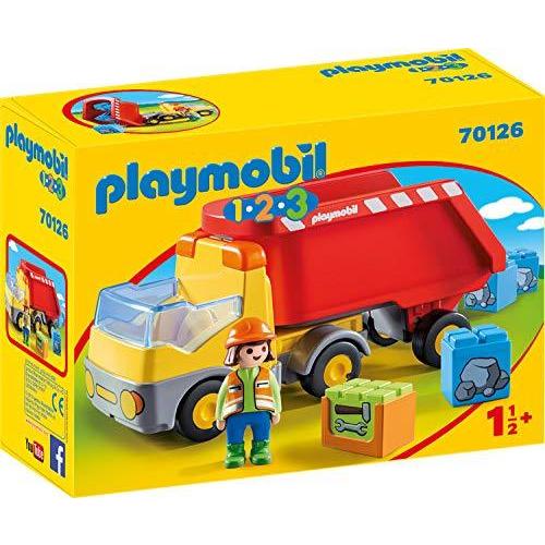 プレイモービル ブロック 組み立て 70126 Playmobil 1.2.3 Dump Truck