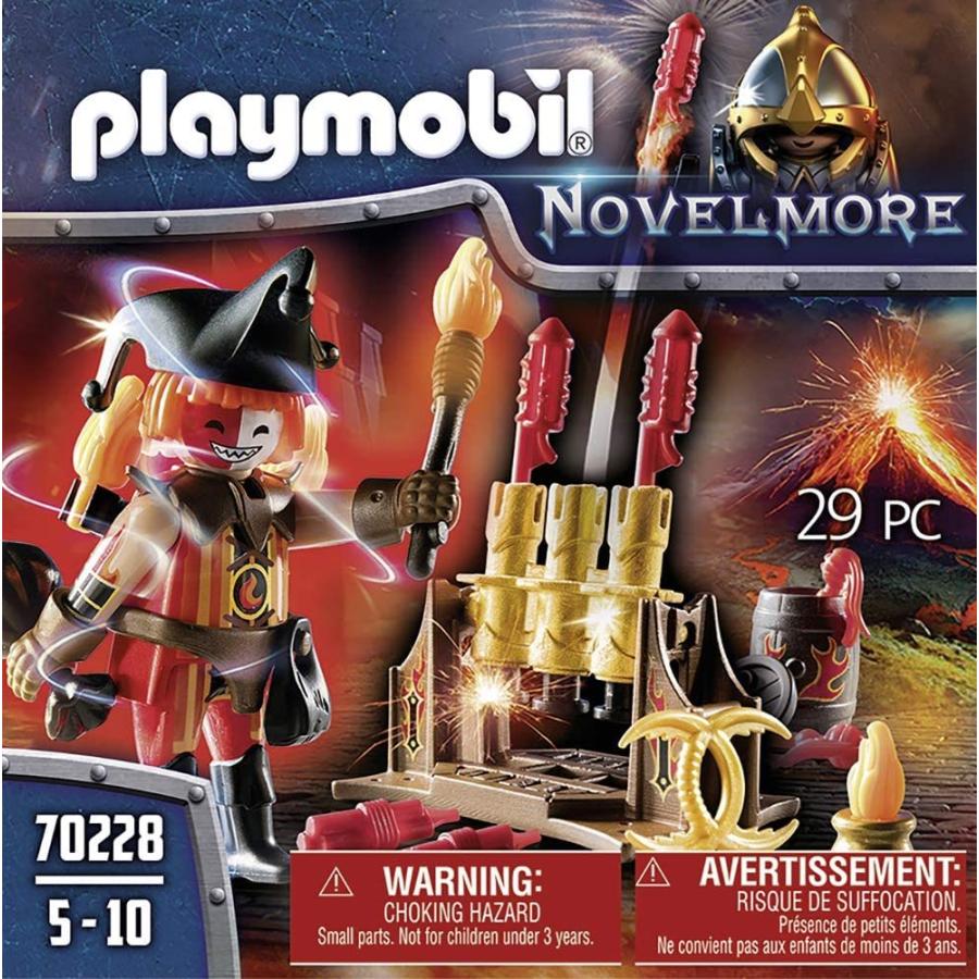 購入オンラインストア プレイモービル ブロック 組み立て 70228 Playmobil 70228 Novelmore Knights Burnham Raiders Fire M