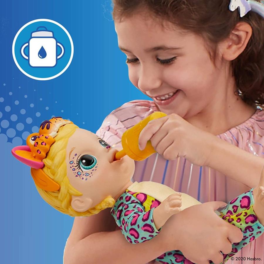 ベビーアライブ 赤ちゃん おままごと F1231 Baby Alive Rainbow Wildcats Doll， Leopard， Accessorie_5